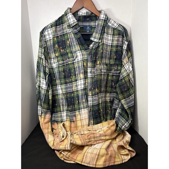 Christian Flannel Custom Bleach Shirt - Picture 1 of 4